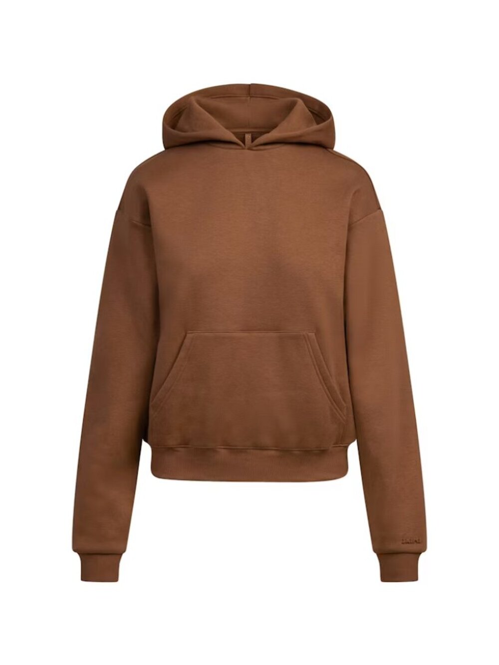 Skims Cotton Fleece Classic Hoodie - XL, Bison